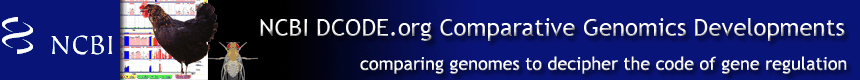 NCBI DCODE.org Comparative Genomics Developments